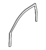 XR842603 - : Glass Run for Jaguar: S-Type Image