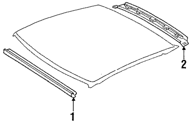 7396516P00 - : Header Trim for Nissan Image