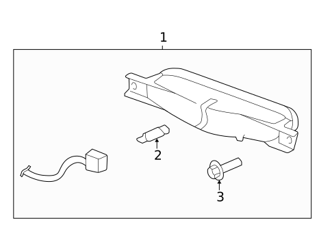 High Mount Lamps for 1999 Chrysler Concorde #0