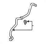 4H0121088AD - Cooling System: Reservoir Hose for Audi: A8 Quattro Image