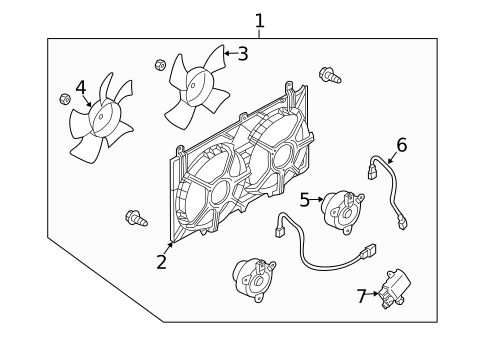 Cooling Fan for 2008 INFINITI M45 #0