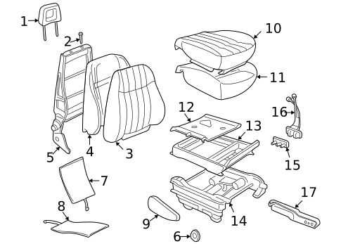 Power Seats for 2004 Pontiac Montana #1