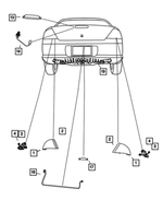 4805351AC - : Tail Stop Turn Lamp, Left for Mopar Image