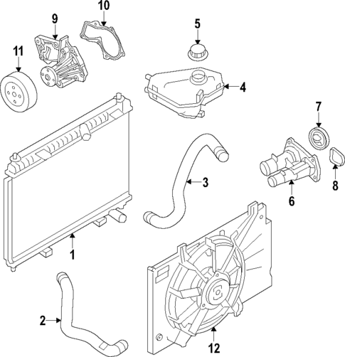 Cooling System for 2015 Ford Fiesta #0