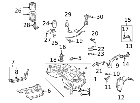 Senders for 2001 Lexus IS300 #1