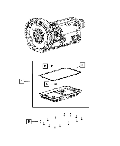 Case, Extension, Oil Pan, and Indicator (Dipstick) for 2019 Jeep Grand Cherokee #1