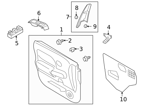 Front Door for 2014 Nissan Cube #0