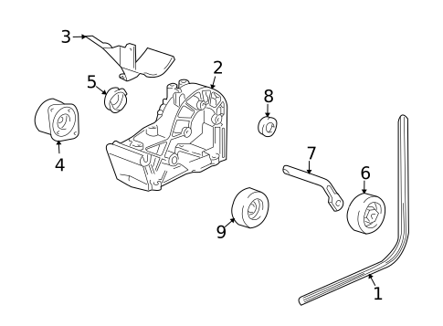 Belts & Pulleys for 2006 Porsche Boxster #0
