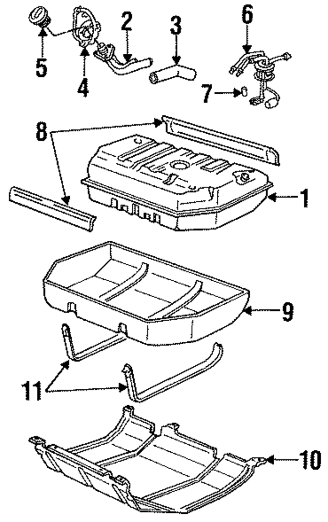 15662735 - Fuel System: Fuel Tank for GM Image