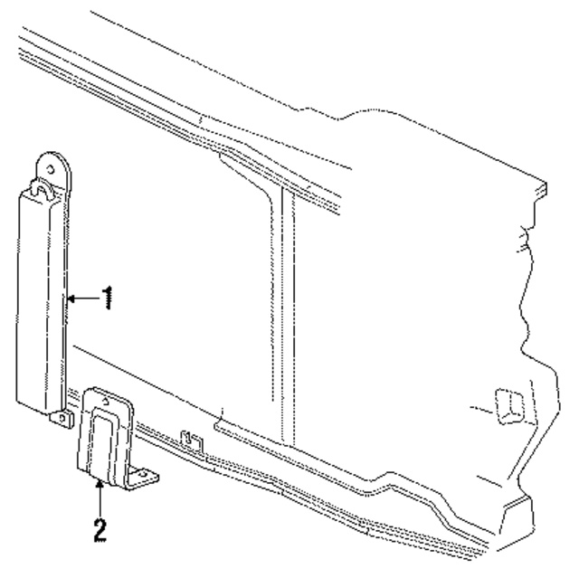 15567649 - Cooling System: Power Steering Cooler Bracket for GM Image