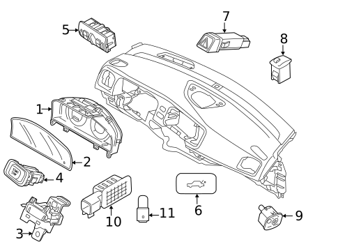Automatic Temperature Controls for 2017 Volvo S60 Cross Country #1