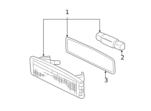 License Lamps for 2004 Ford Focus #0