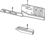 20730887 - : Front Door Trim for Oldsmobile: Delta 88 Image