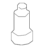 97721D2000 - HVAC: Pressure Switch for Genesis: G70, G80, G90, GV70, GV80, GV80 Coupe | Hyundai: Accent, Elantra, Elantra GT, Elantra N, Ioniq, Ioniq 5, Kona Electric, Santa Cruz, Santa Fe, Sonata, Tucson Image