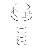 90159A0060 - Electrical: Headlamp Assembly Screw for Toyota: Corolla, Corolla Cross, Highlander, RAV4, RAV4 Prime, Sequoia, Tacoma, Tundra Image