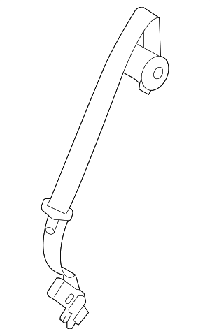 T4K4437PVJ - : Seat Belt Lap and Shoulder Belt for Jaguar Image