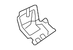 80A803800STL - Body: Center Floor Pan Reinforcement for Audi Image