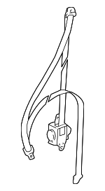 7321033232G0 - : Lap &amp; Shoulder Belt for Lexus: ES300 Image