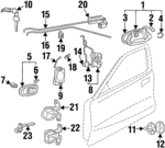 8265029002 - : Handle, Outside for Hyundai Image