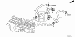 79721TA1A00 - Electrical/Exhaust/Heater/Fuel: HOSE, WATER INLET for Honda Image