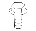 9010906374 - Electrical: Headlamp Assembly Bolt for Lexus: ES350, GS300, GS350, GS430, IS F, IS200t, IS250, IS300, IS350, NX350h, NX450h+, RX350L, RX450hL Image
