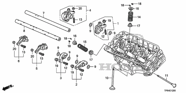 Valve - Rocker Arm (FR.) (V6) (1) for 2012 Honda Crosstour #0