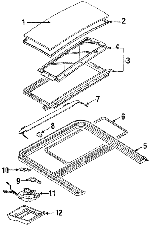 Sunroof for 1991 Volkswagen Corrado #0