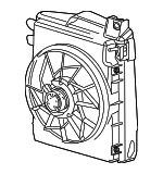 68004163AB - : Fan Module for Dodge: Ram 1500, Ram 2500, Ram 3500 Image