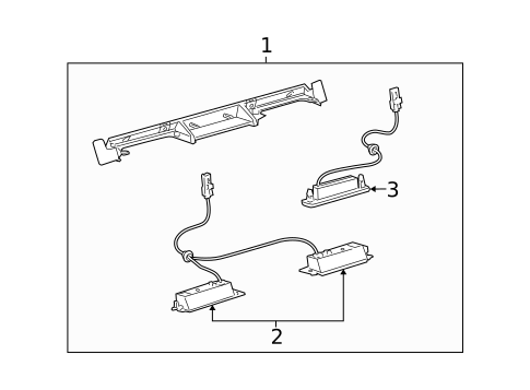 License Lamps for 2007 Lexus LS460 #0