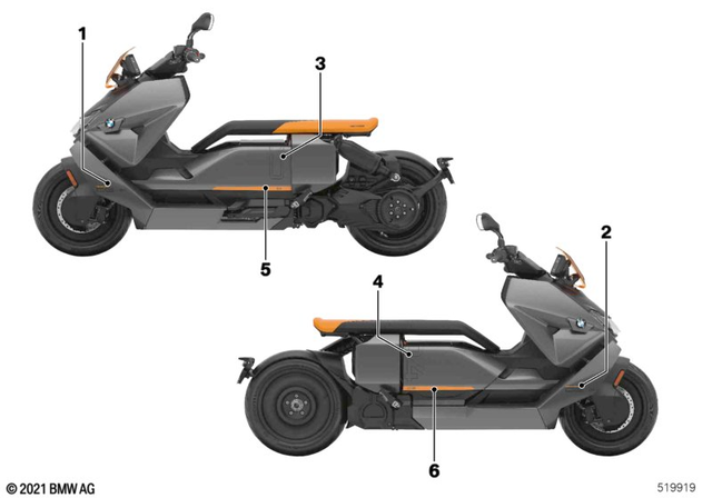 51147924453 - : Decor Side Wing Left for BMW-Motorrad Image