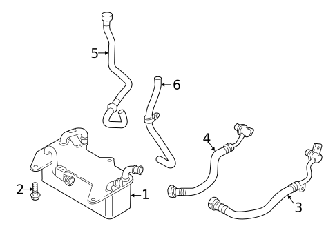 Trans Oil Cooler for 2023 Audi SQ5 Sportback #0