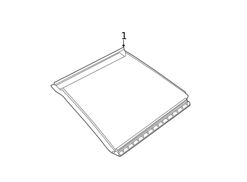 Glass & Hardware for 2012 Land Rover Range Rover Evoque #1