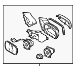 76200SVAA11ZA - : Mirror Assembly for Honda: Civic Image