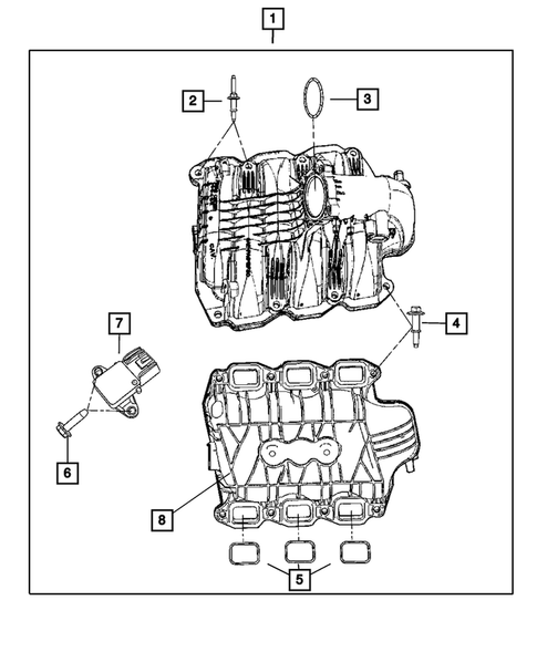 Manifolds for 2007 Jeep Commander #1