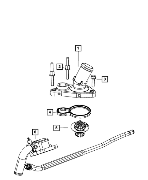 Water Pump and Related Parts for 2009 Dodge Charger #2
