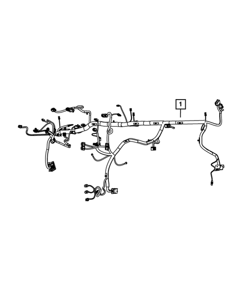 Wiring, Instrument Panel for 2018 Dodge Grand Caravan #0