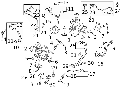 Turbocharger, Supercharger & Ram Air for 2018 Ford F-150 #0