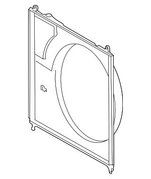 167120F050 - Belts &amp; Cooling: Fan Shroud for Toyota: Sequoia Image