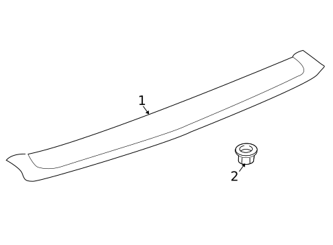 Spoiler for 2004 Volkswagen Touareg #0