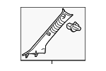622100E220B0 - Body: Windshield Pillar Trim for Toyota: Grand Highlander Image