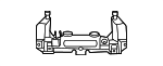 4655408201 - Electrical: Control Module Bracket for Mercedes-Benz Image