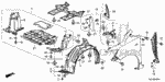 74115T5A000 - : Splash Guard, R Front for Honda Image