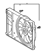 163600P170 - Cooling System: Fan Module for Toyota: Avalon, Camry, RAV4 Image
