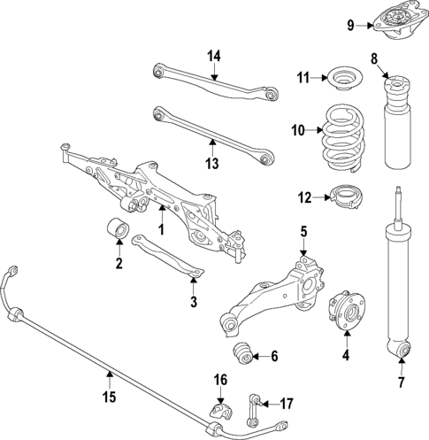 Rear Suspension for 2022 BMW X1 #0