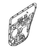 LR146733 - Body: Sound Absorber for Land Rover: Defender 110, Defender 130, Defender 90 Image