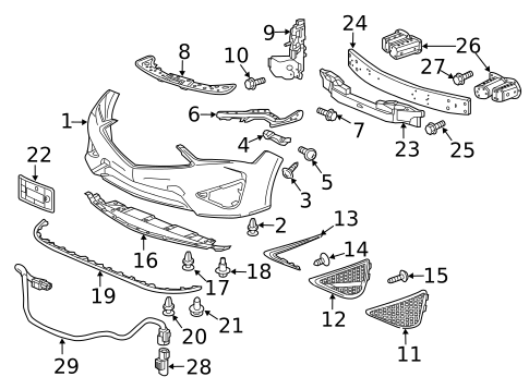 Automatic Temperature Controls for 2021 Acura ILX #1