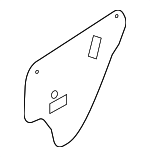 833921W010 - Body: Water Shield for Kia: Rio Image