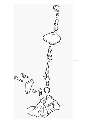 43700G3110TRY - : Manual Transmission Shift Lever for Hyundai Image