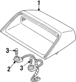 F2MY13A613B - Electrical: High Mount Lamp for Mercury: Grand Marquis Image