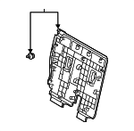 717010E010 - Body: Seat Back Panel for Toyota: Highlander Image